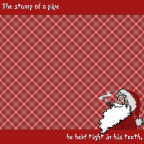 12x santa and his pipe xmas gifts for all