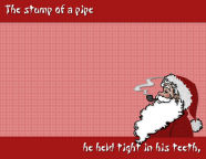santa and his pipe xmas gifts for all